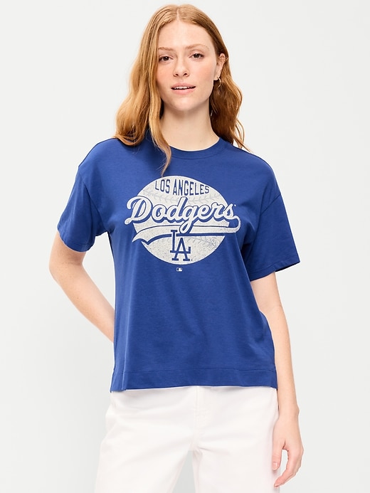 Image number 1 showing, Los Angeles Dodgers Crew-Neck T-Shirt for Women