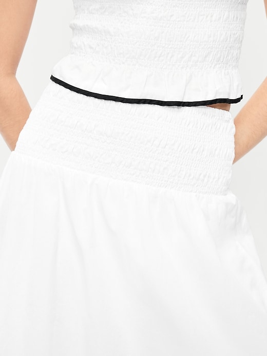 Image number 4 showing, Smocked-Waist Maxi Skirt