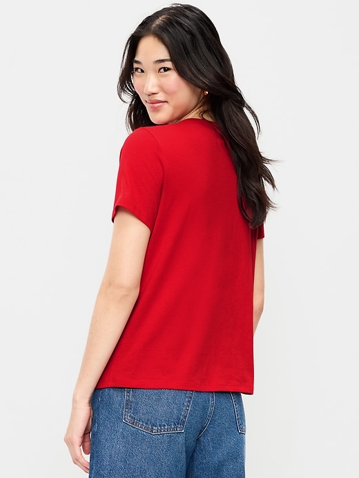 Image number 2 showing, Crew-Neck Flag Graphic T-Shirt