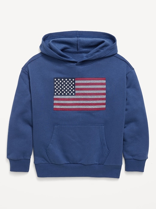 Image number 1 showing, Favorite Fleece Oversized Graphic Pullover Hoodie for Boys