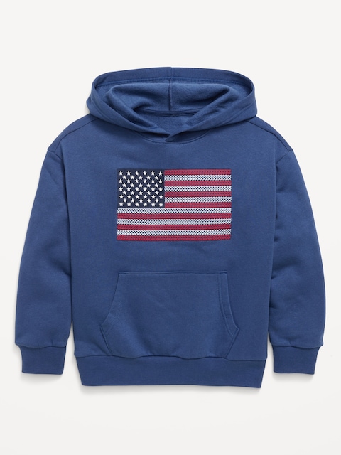 Favorite Fleece Oversized Graphic Pullover Hoodie for Boys