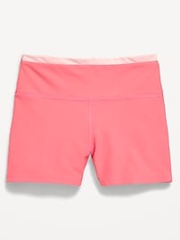 Image number 3 showing, PowerSoft High-Waisted Shorts for Girls