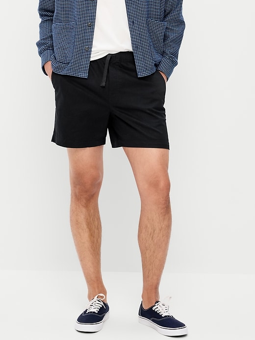 Image number 2 showing, Twill Jogger Shorts -- 5-inch inseam