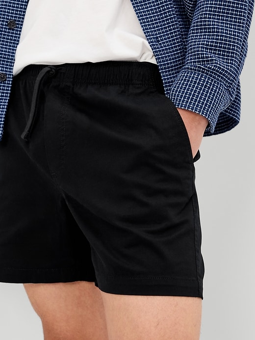 Image number 4 showing, Twill Jogger Shorts -- 5-inch inseam