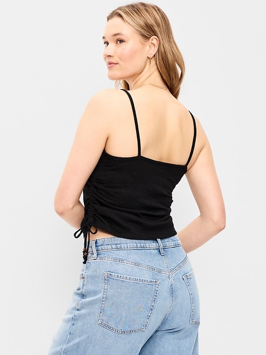 Image number 7 showing, Shirred Side Cami Tank Top