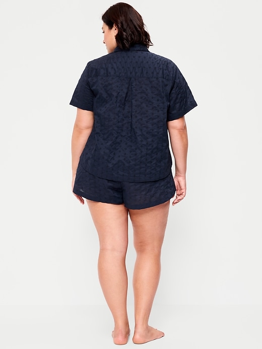 Image number 8 showing, Classic Eyelet Sleep Short Set