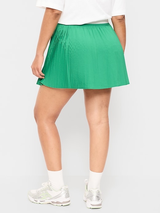 Image number 6 showing, Extra High-Waisted Micro-Pleated Skort