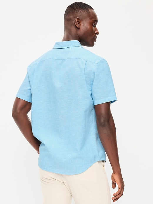 Image number 2 showing, Classic Fit Everyday Linen-Blend Shirt
