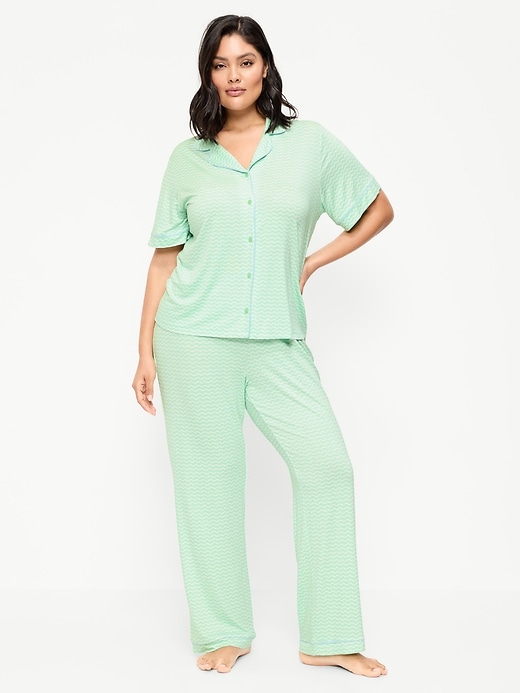 Image number 5 showing, Sunday Sleep Knit Jersey Pant Set