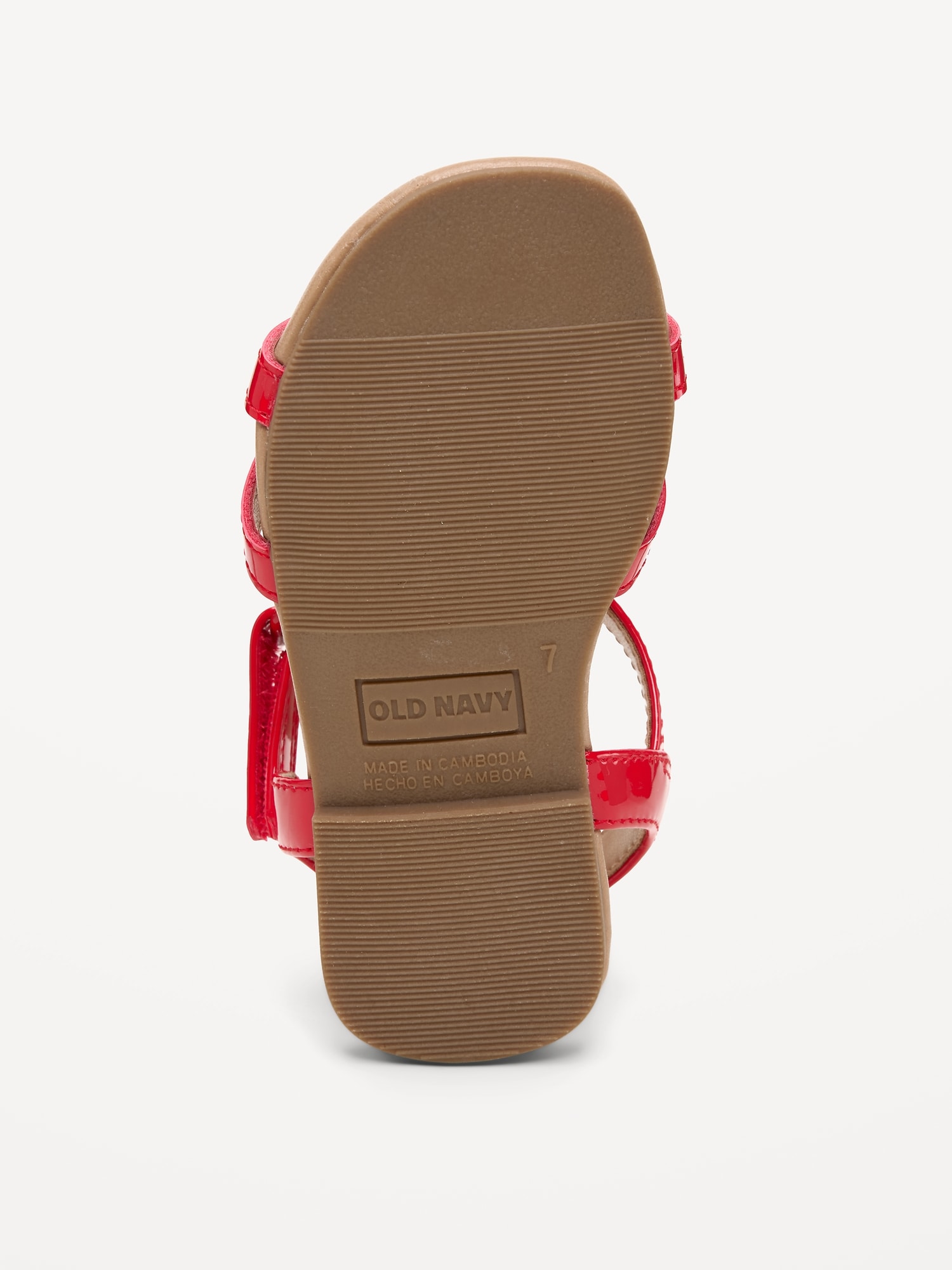 Shiny Faux-Leather Sandals for Toddler Girls