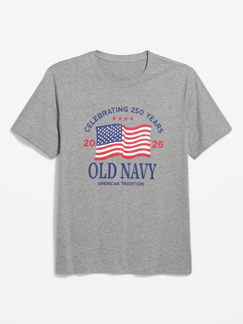 Flag Graphic T-Shirt for Men