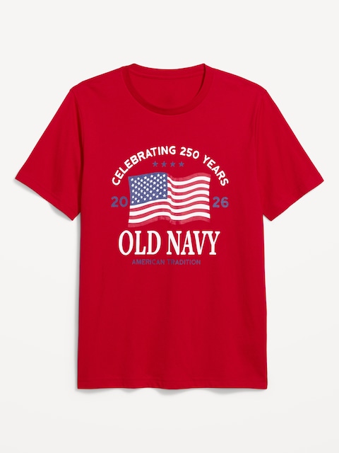 Flag Graphic T-Shirt for Men
