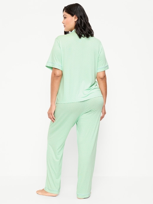 Image number 6 showing, Sunday Sleep Knit Jersey Pant Set
