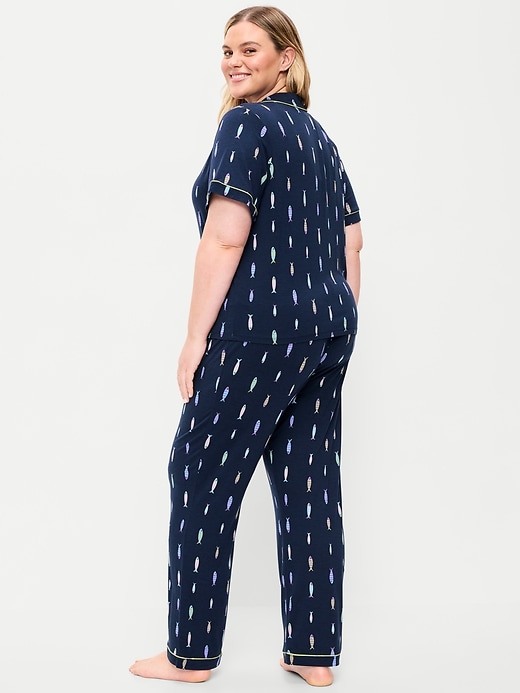 Image number 8 showing, Sunday Sleep Knit Jersey Pant Set