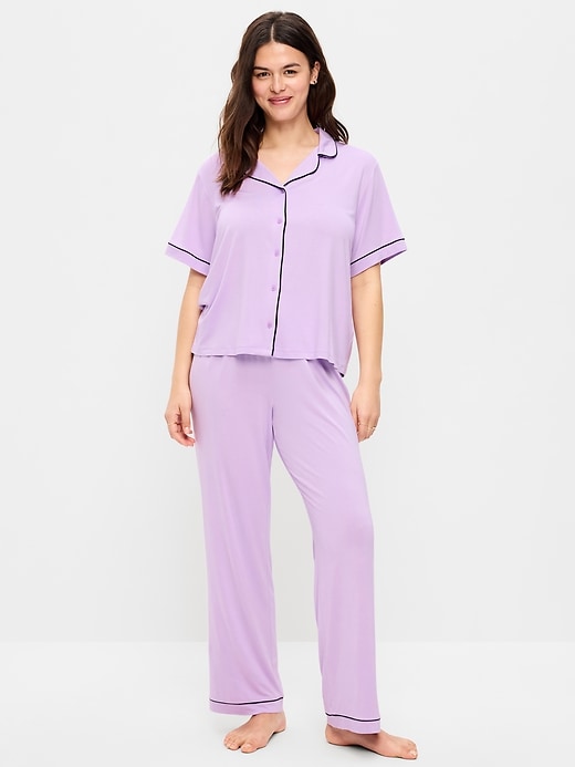 Image number 5 showing, Sunday Sleep Knit Jersey Pant Set