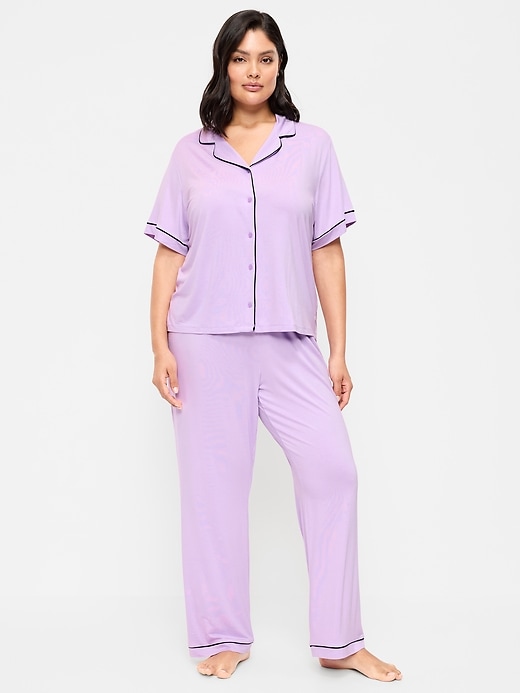 Image number 7 showing, Sunday Sleep Knit Jersey Pant Set