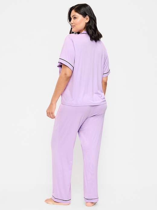 Image number 8 showing, Sunday Sleep Knit Jersey Pant Set
