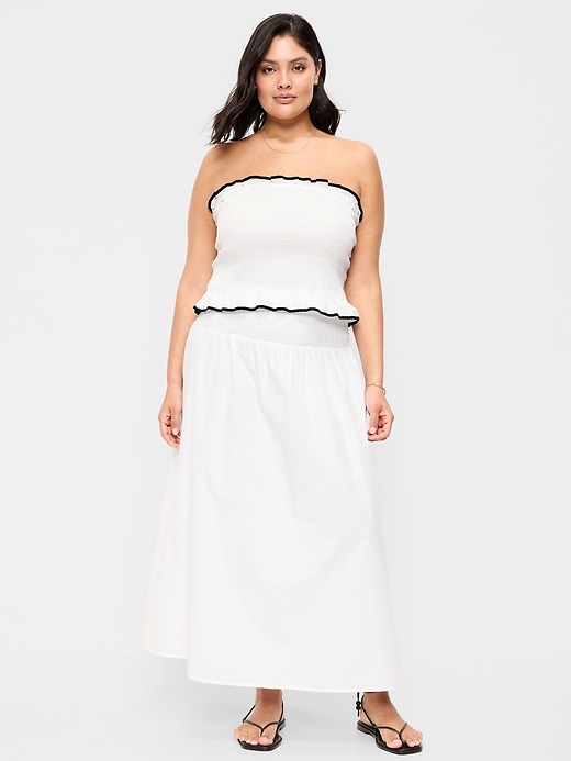 Image number 7 showing, Smocked-Waist Maxi Skirt