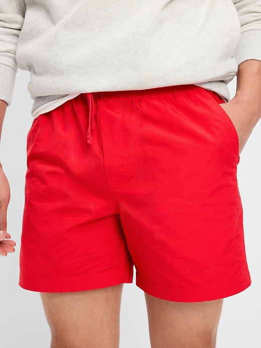 Image number 4 showing, Solid Jogger Shorts -- 5-inch inseam