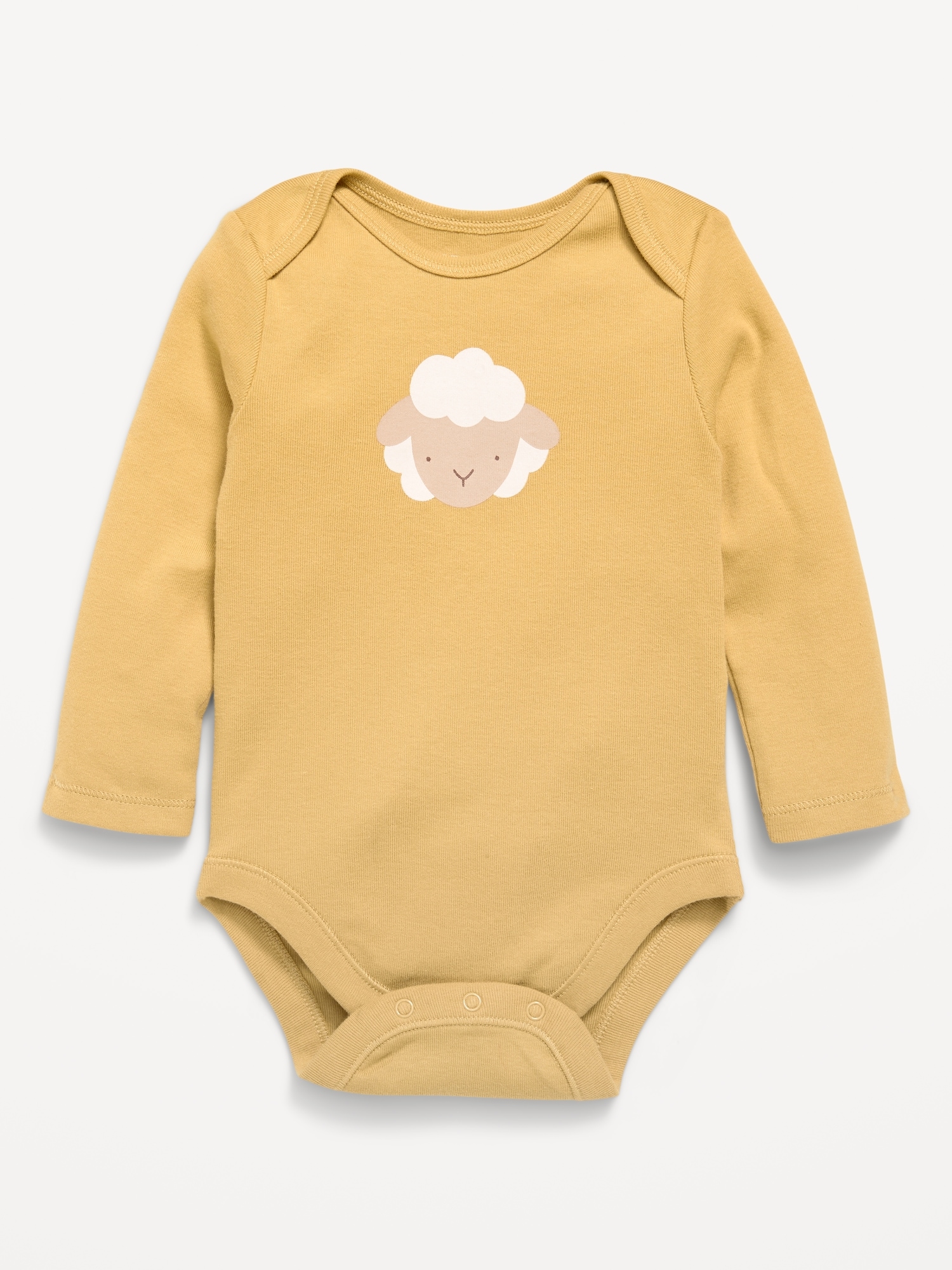 Unisex Long-Sleeve Graphic Bodysuit for Baby