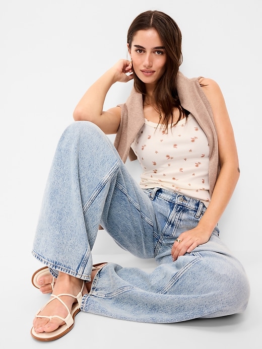 Image number 3 showing, Pointelle Cami Tank Top