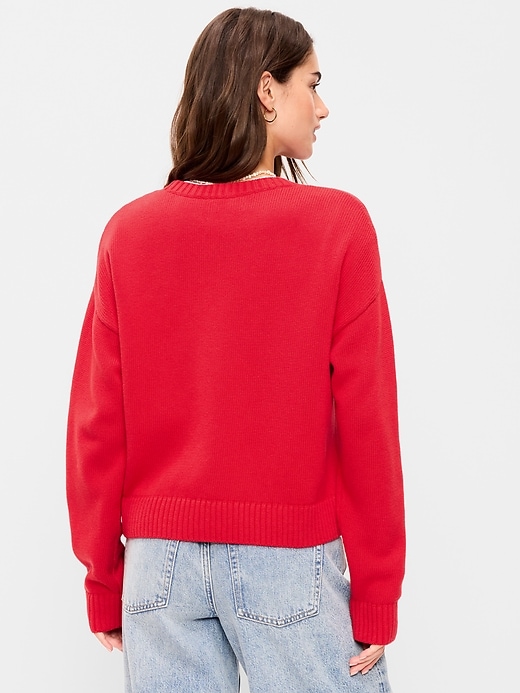 Image number 2 showing, Long-Sleeve Flag Sweater