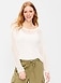 Open-Stitch Cropped Sweater - image 2