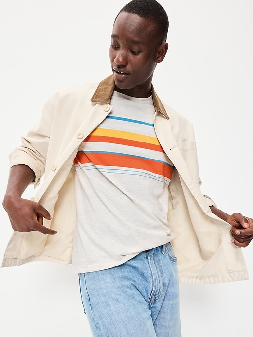 Image number 3 showing, Crew-Neck Striped T-Shirt