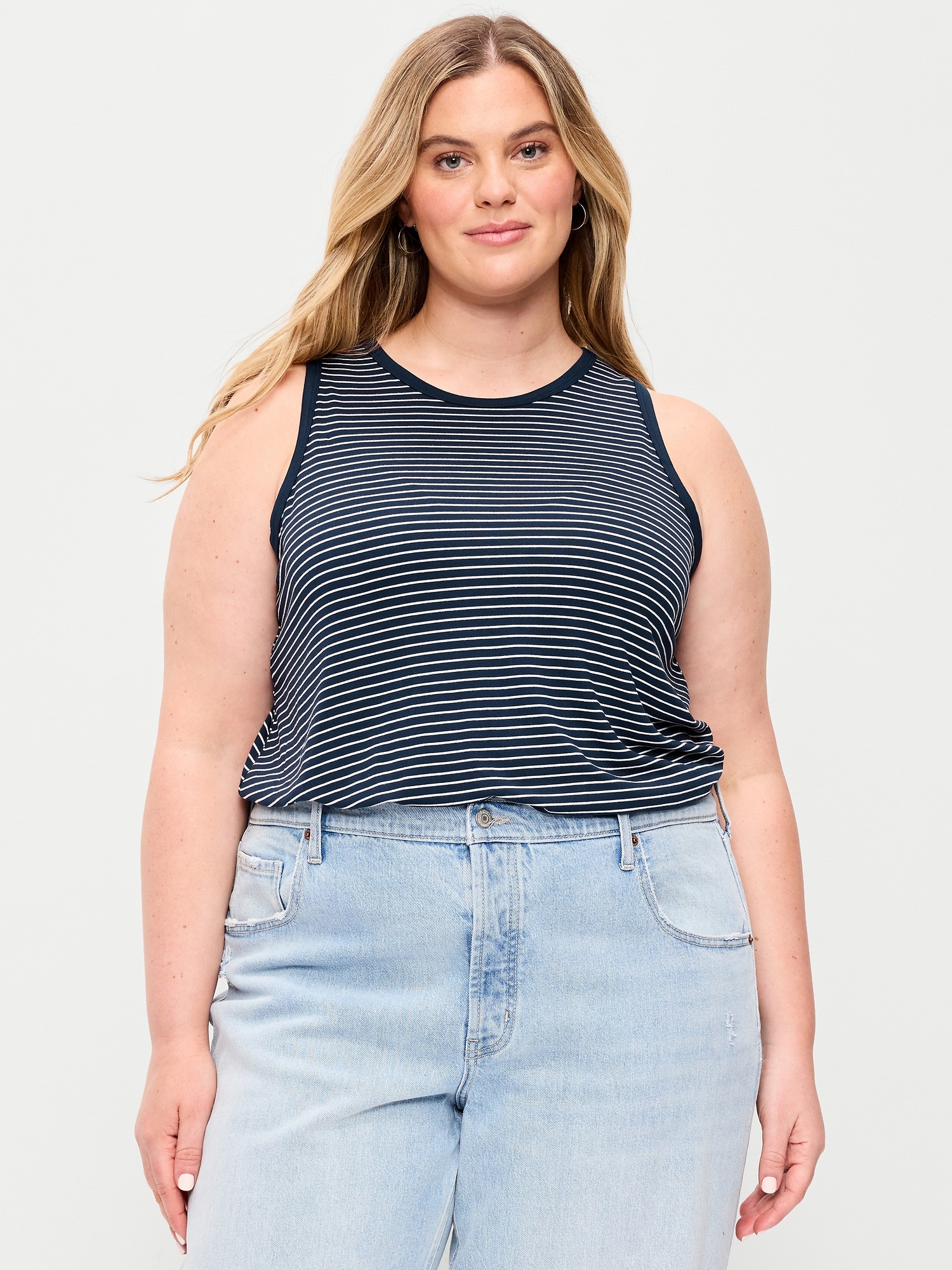 Luxe High-Neck Tank Top