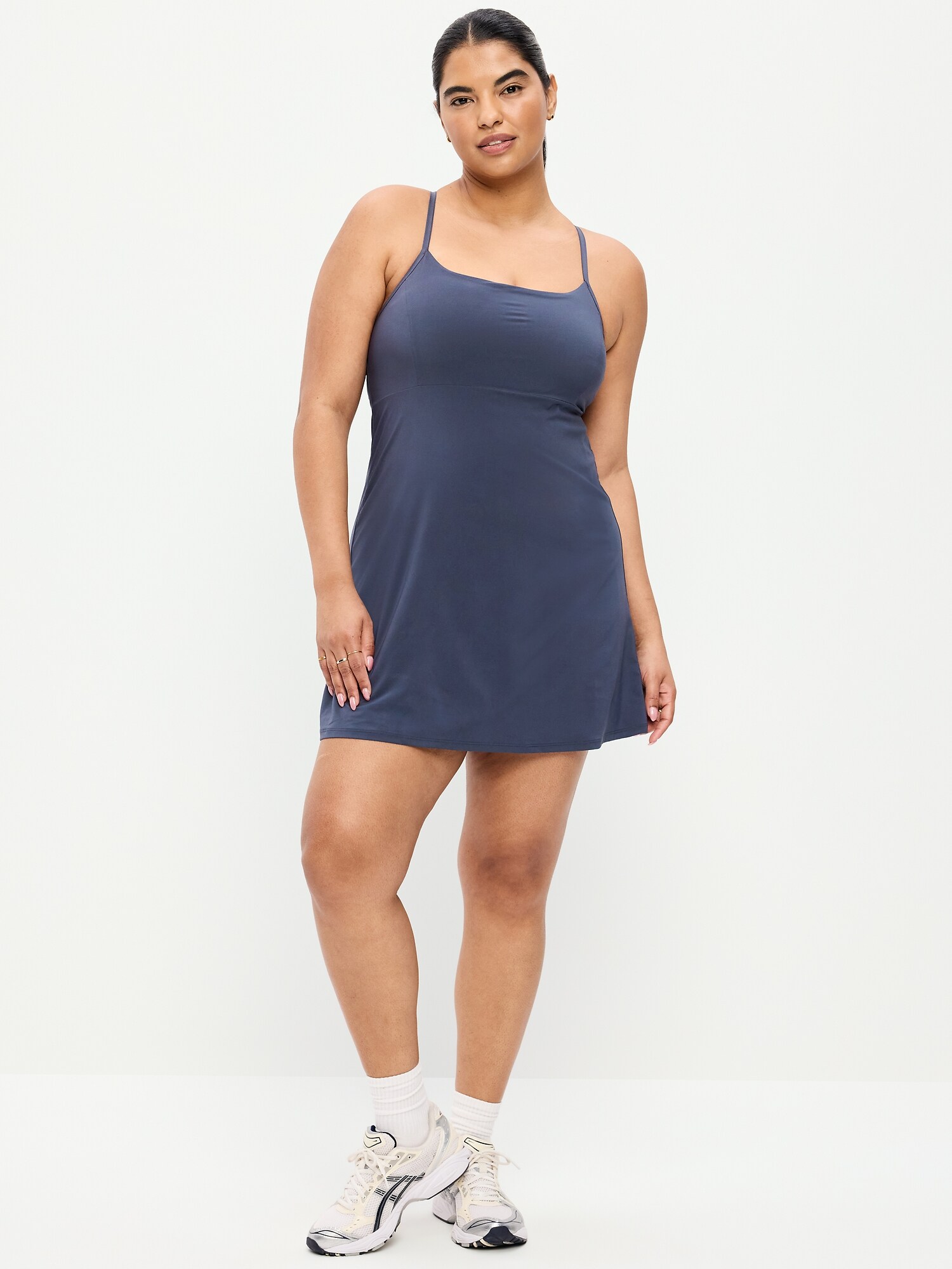 Женское платье Old Navy Stretch Woven Racerback Tennis Dress, цвет: Сумеречный тёмно-синий — фото 5