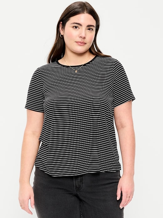 Image number 5 showing, Luxe Crew-Neck T-Shirt