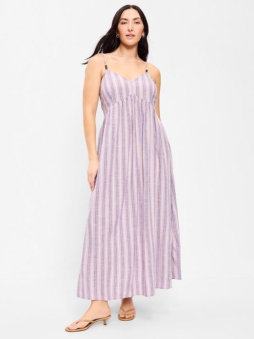 Image number 6 showing, Sleeveless Beaded Boho Maxi Dress