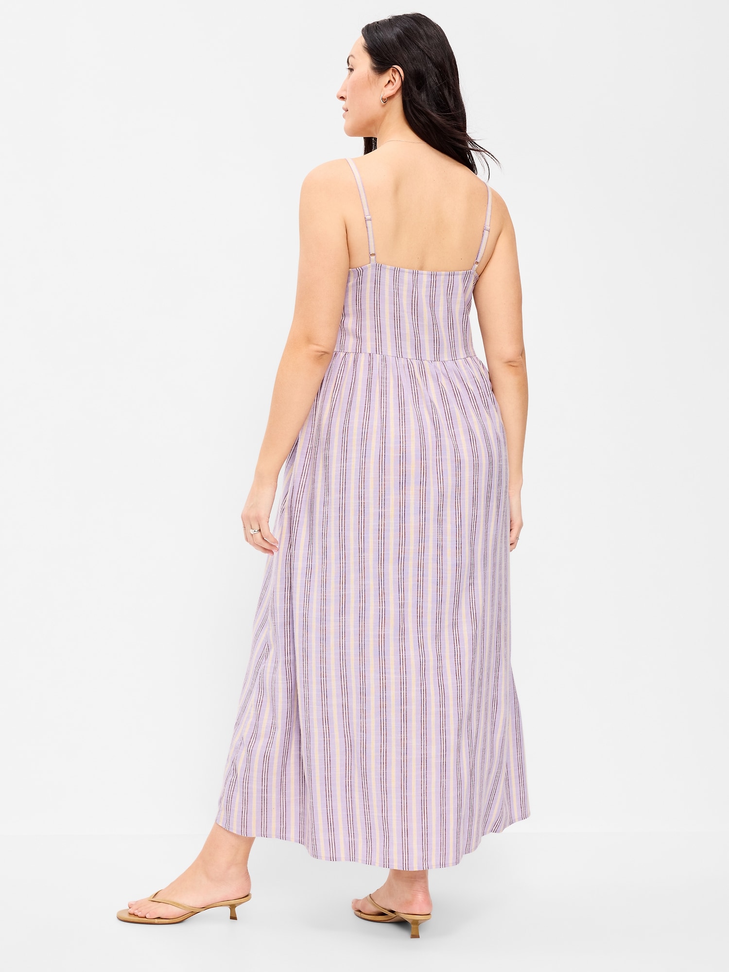 Sleeveless Beaded Boho Maxi Dress