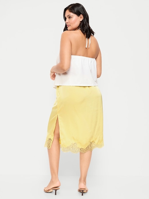 Image number 9 showing, Lace Slip Midi Skirt