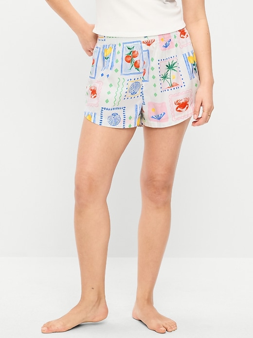 Image number 6 showing, Classic Poplin Boxer Pajama Shorts