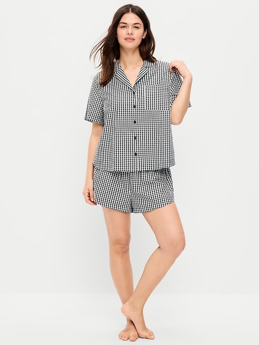 Image number 4 showing, Poplin Pajama Short Set