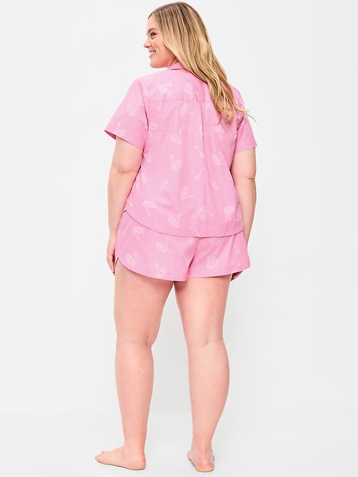 Image number 7 showing, Poplin Pajama Short Set