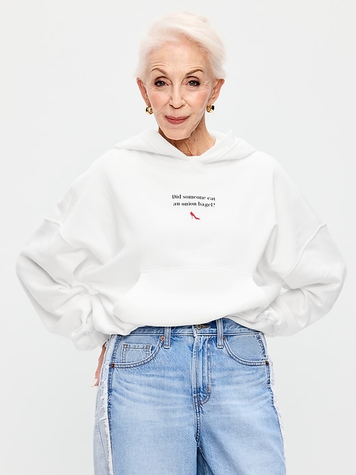Image number 1 showing, Old Navy x The Devil Wears Prada SoComfy Oversized Pullover Hoodie