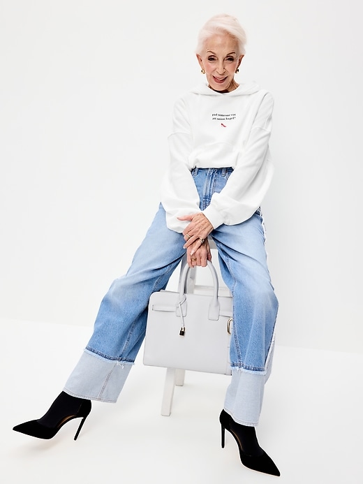 Image number 3 showing, Old Navy x The Devil Wears Prada SoComfy Oversized Pullover Hoodie