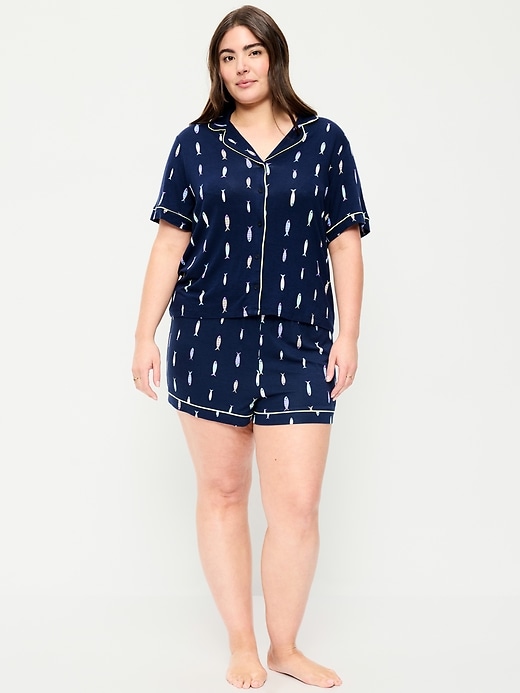 Image number 5 showing, Sunday Sleep Knit Jersey Short Set