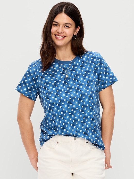 Image number 5 showing, EveryWear Crew-Neck Printed T-Shirt