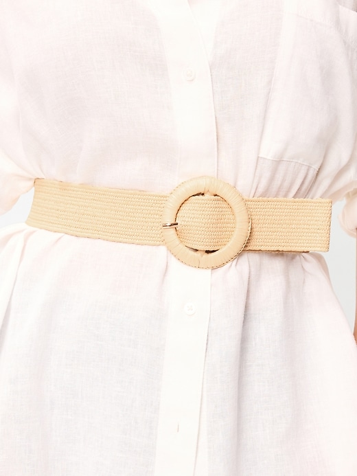 Image number 2 showing, Raffia Belt