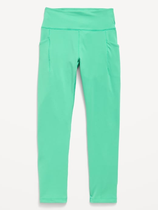 Image number 4 showing, High-Waisted StudioSmooth 7/8 Leggings for Girls