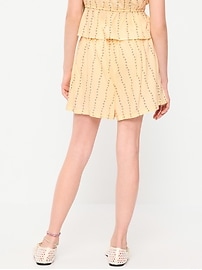 Image number 2 showing, Printed Pull-On Shorts for Girls