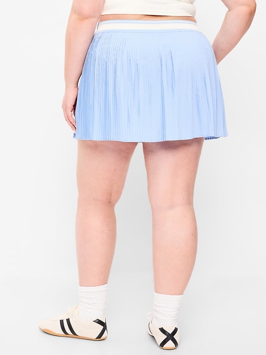Image number 4 showing, Extra High-Waisted Micro-Pleated Skort