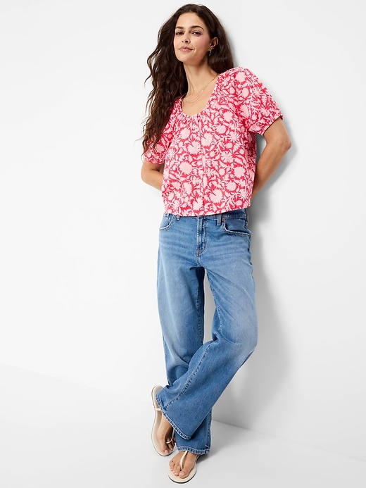 Image number 3 showing, Airy Button-Down Top