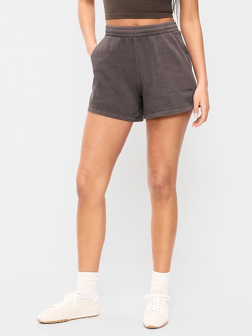 Image number 2 showing, Extra High-Waisted Sweat Shorts -- 5-inch inseam