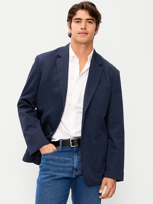 Image number 1 showing, Oversized Twill Blazer