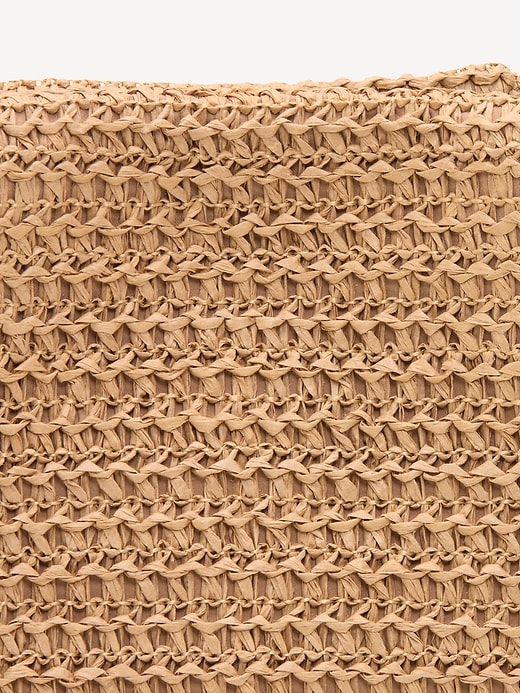 Image number 5 showing, Raffia Frame Shoulder Bag