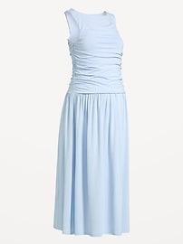 Image number 2 showing, Maternity Drop-Waist Fit & Flare Dress